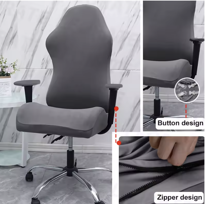 Capa Proteção e Conforto para Cadeira Premium - BRANCA